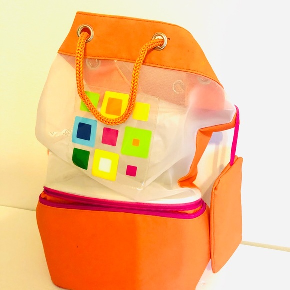Backpack &. Cooler in one with matching wristlet! main image 5